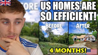 Brit Reacts to Building an American Home From Start to Finish