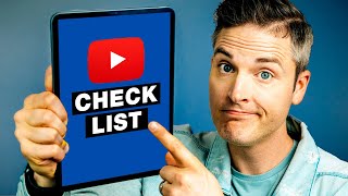 10 Step YouTube Checklist: How to Stay Consistent on YouTube