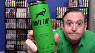 GOAT Fuel Black Cherry Ginger Ale Energy Drink Review