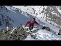 pointe du midi west ridge and east corridor of the jumeaux ski touring mountain mountaineering