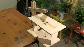 DIY Wooden Scroll Saw (Foot Powered)