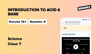 Classify following substances into acidic, Chapter 12, Exercise 12.1, Q.9, Class 7, General Science