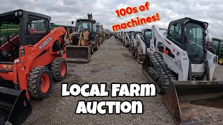 Local farm and construction equipment auction still has very strong prices in 20
