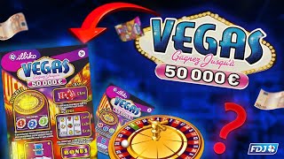 Grattage VEGAS 🎰 : À la recherche du Jackpot sur les Tickets à Gratter !