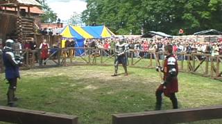 Knights fighting in Trakai