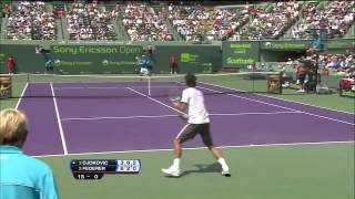 Federer Racket Smash vs. Djokovic Miami 2009
