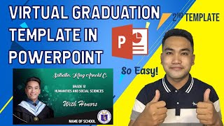 VIRTUAL GRADUATION POWERPOINT TEMPLATE I FREE TEMPLATE I STEP BY STEP TUTORIAL