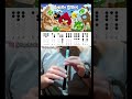 angry birds theme on tin whistle d with tabs