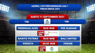 Jadwal Live Pertandingan Liga 1 Pekan Kedua 2021