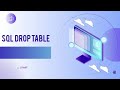 SQL DROP TABLE - How to delete Tables From Database | MS SQL Tutorial