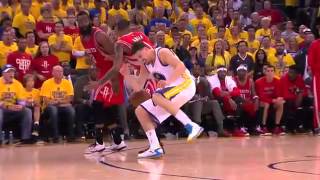 Ariza KOs Thompson with his Knee | Rockets vs Warriors | Game 5 | May 27, 2015 | 2015 NBA Playoffs