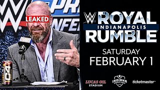 WWE Royal Rumble 2025 WINNER \u0026  Participants LEAKED! TRIPLE H FURIOUS