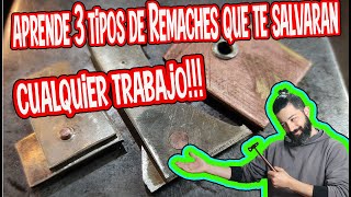 Como hacer Remaches en joyeria - How to make rivets for jewelry