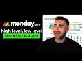 High-Level Low-Level Board Structure In monday.com