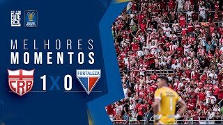 ARTILHEIRO DECISIVO; MILAGRES DO GOLEIRO - CRB 1x0 Fortaleza - Melhores momentos - Copa do Nordeste