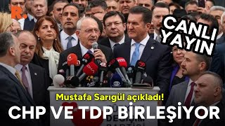 CHP ve TDP birleşiyor! Sarıgül kararı bu sözlerle açıkladı | #CANLI