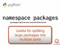 Python: Namespace Packages