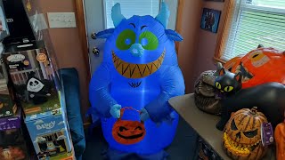 NEW FOR 2024 Gemmy Halloween Airblown Inflatable 4.5ft Blue Monster