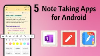 Top 5 Note Taking Apps for Android