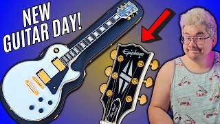 I Paid $1299 For An EPIPHONE!? Unboxing/Playing The BRAND NEW 2024 Epiphone Les Paul Custom!!