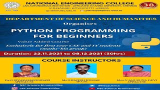 DAY-3 - PYTHON FOR BEGINNERS