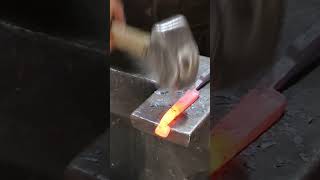 Making a ladle.#shorts  #diy #blacksmith #handmade #forgewelding #artwork