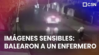 DELINCUENTES BALEARON A UN ENFERMERO