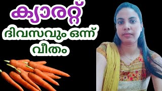 ക്യാരറ്റ് ദിവസവും ഒന്ന് വീതം||Carrot In Malayalam||@HealthiesBeauties