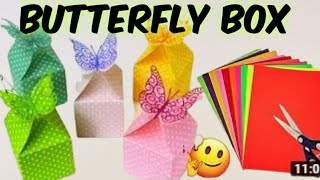 Butterfly box |Diy gift box|how to make butterful gift box |gift box for teacher | handmade gift box