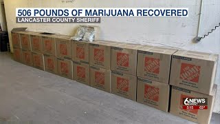 506 pounds of marijuana recovered during I-80 traffic stop