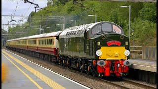 Class 40 'Whistler',213 Andania on the WCML, Hartford, 2018