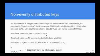 CS3C, Week 7, Hash function for integer key