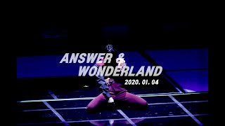 [4K] 200104 ANSWER \u0026WONDERLAND ATEEZ 최산 직캠 (SAN FANCAM)