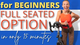 15 minute HIIT Indoor Cycling for BEGINNERS