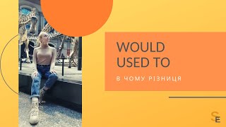 Would та Used to  - що спільного та в чому різниця  / Would \u0026 Used to - similarities and differences