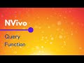 NVivo - Query Function