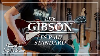 Gibson Les Paul Standard Wine Red 1976 played by Leif de Leeuw | Demo