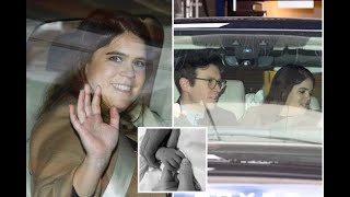 Princess Eugenie goes home with new Royal baby. Queen Elisabeth 2 9th grandkid.