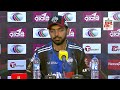 post match media conference saif hassan rangpur riders match 06 barishal vs rangpur