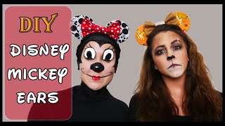 DIY: Disney Character Inspired Mickey Ears: Maleficent, Little Mermaid, Lion King, And Minnie Mouse