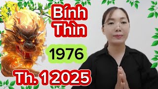 #tuổi  Bính Thìn SN 1976 Nam Nữ Tháng 1 Âm Lịch Năm 2025 Khai Trương Ngày Tốt Hốt Lộc Mang Về 💥💥💥