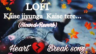 Kaise Jiyunga Kaise.. (slowed+Reverb) bes of breakup💔 song (Lofi) #atifaslam #lofiguru25 #lofi