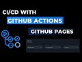 How to Deploy Website on GitHub Pages Using GitHub Actions CI/CD