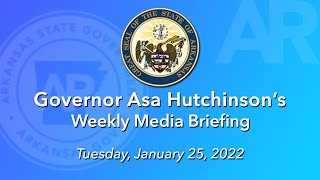 LIVE: Governor Hutchinson's Weekly Media Briefing (01.25.22)