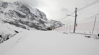 Switzerland - Skiing - Kleine Scheidegg to Wengen (Piste 36 - Blue)