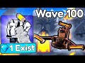 I Beat WAVE 100 Using HAMMER PENCILMAN! (Toilet Tower Defense)