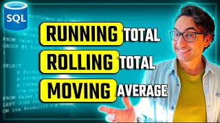 Running & Rolling Total | Moving & Rolling Average | SQL Key Data Analysis Concepts