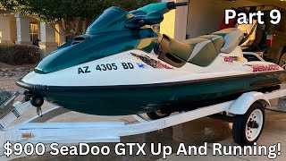 Part 9: 1996 GTX Seadoo up and running