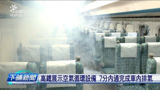 高鐵展示空氣循環設備 7分內完成車內換氣 | 每日新聞的部分 | 台語台新聞 | 20220929