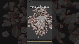 How to make an easy slow motion explosion in Blender 3D in a minute! #shorts